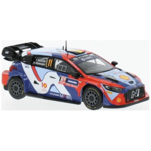 IXRAM926 - 1/43 HYUNDAI I20 N RALLY1 NO.11 WRC RALLYE SWEDEN 2024 T.NEUVILLE/M.WYDAEGHE