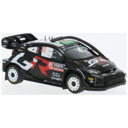 IXRAM937C - 1/43 TOYOTA YARIS RALLY 1 NO.33 WRC SAFARI RALLYE KENIA E.EVANS/S.MARTIN 2024