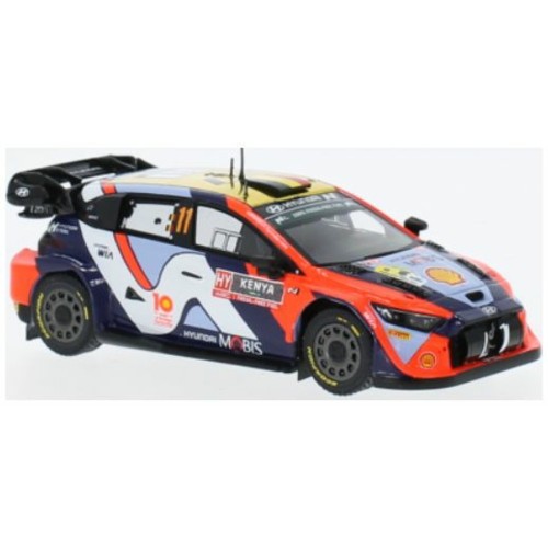 IXRAM939 - 1/43 HYUNDAI I20 N RALLY1 NO.11 WRC SAFARI RALLYE KENYA T.NEUVILLE/M.WYDAEGHE