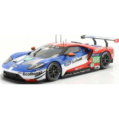 IXSPFGT18106 - 1/18 FORD GT NO68 WINNER LMGTE PRO CLASS 24H LE MANS 2016 HAND/MULLER/BOURDAIS