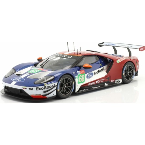 IXSPFGT18107 - 1/18 FORD GT NO68 3RD LMGTE PRO CLASS 24H LE MANS 2018 HAND/MULLER/BOURDAIS