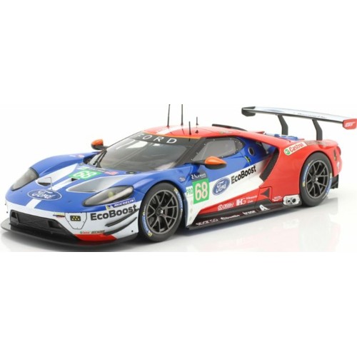 IXSPFGT18113 - 1/18 FORD GT NO.68 24H LE MANS 2017 HAND/KANAAN MULLER