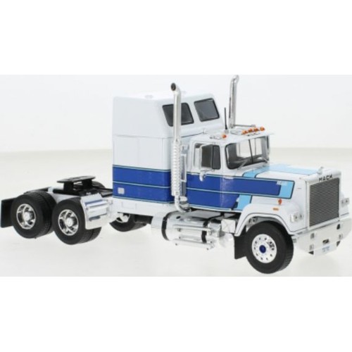 IXTR165 - 1/43 MACK SUPERLINE MAGNUM WHITE/BLUE 1985 BIG SLEEPER