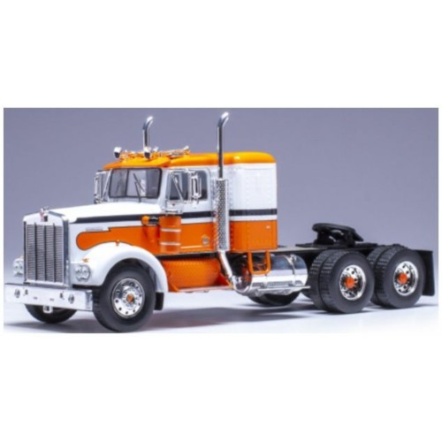 IXTR203 - 1/43 KENWORTH W 925 WHITE/ORANGE 1970