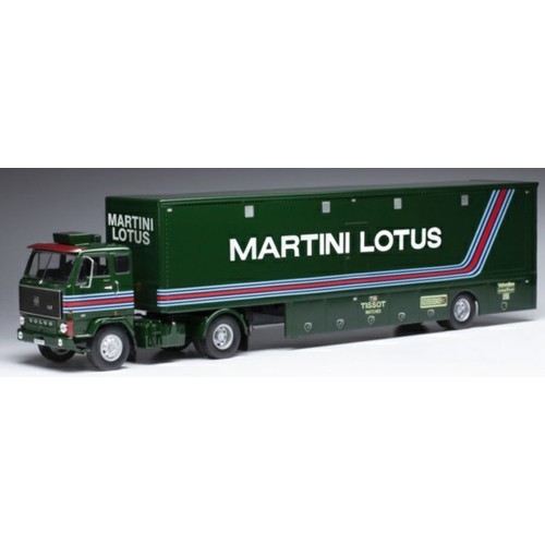 IXTTR025 - 1/43 VOLVO F88 MARTINI-LOTUS RACING RACE TRANSPORT