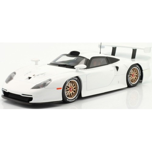 IXW18012003 - 1/18 PORSCHE 911 GT1 STREET VERSION PLAIN BODY EDITION 1997 WHITE