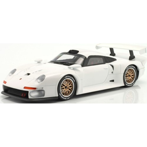 IXW18013003 - 1/18 PORSCHE 911 GT1 PLAIN BODY VERSION WHITE 1996