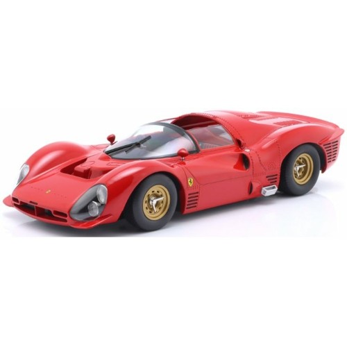 IXW18021002 - 1/18 FERRARI 330 P3 SPIDER PLAIN BODY VERSION RED 1966