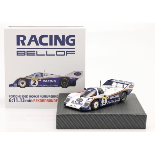 IXW83430002 - 1/43 PORSCHE 956K NO.2 NORDSCHLEIFE RECORD 6.11,13MIN 1000KM 1983 BELLOF/BELL