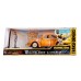 JAD30114 - 1/24 VOLKSWAGEN BEETLE TRANSFORMERS BUMBLEBEE WITH CHARLIE FIGURE