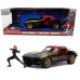 JAD31749 - 1/24 1966 CHEVROLET CORVETTE WITH BLACK WIDOW FIGURE MARVEL AVENGERS