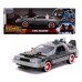 JAD32166 - 1/24 BACK TO THE FUTURE III TIME MACHINE DELOREAN WITH WORKING LIGHTS