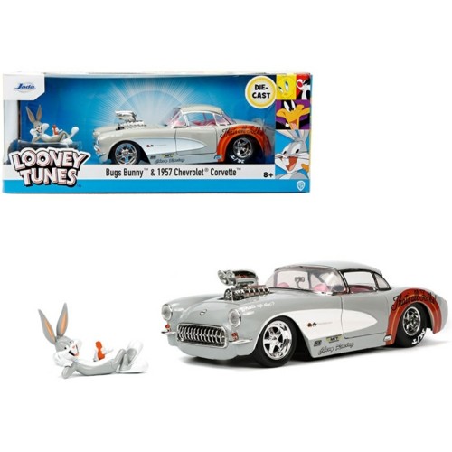 JAD32390 - 1/24 1957 CHEVY CORVETTE W/BUGS BUNNY