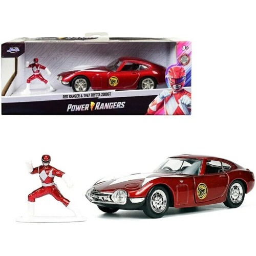 JAD33074 - 1/32 1967 TOYOTA 2000GT POWER RANGERS W/RED RANGER