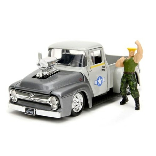 JAD34373 - 1/24 STREET FIGHTER - 1956 FORD F-100 W/GUILE