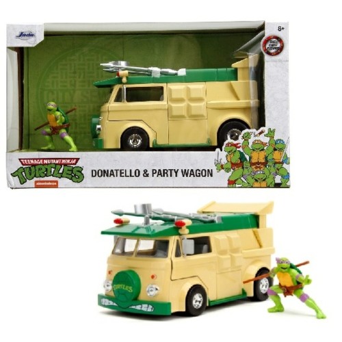 JAD34529 - 1/24 TEENAGE MUTANT NINJA TURTLES TMNT PARTY WAGON AND DONATELLO FIGURE