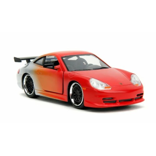 JAD34663 - 1/32 PINK SLIPS PORSCHE 911 GT3 RS - ORANGE GRADIENT CANDY SILVER