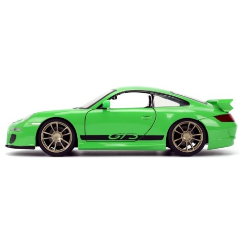 JAD34919 - 1/24 FAST AND FURIOUS PORSCHE 911 GT3 (997) GREEN