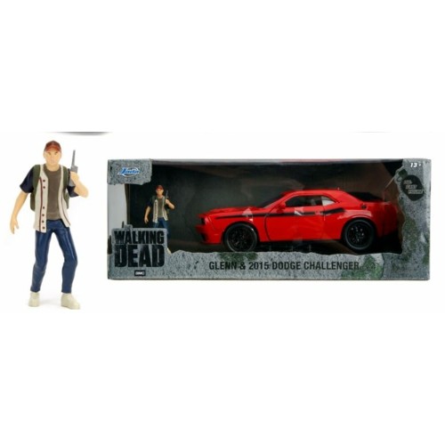 JAD35185 - 1/24 HOLLYWOOD RIDES - CHALLENGER SRT HELLCAT WITH GLENN