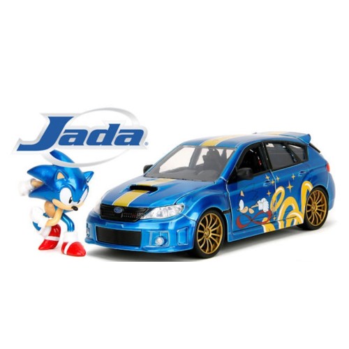 JAD35871 - 1/24 SUBARU IMPREZA WRX STI WITH SONIC THE HEDGEHOG