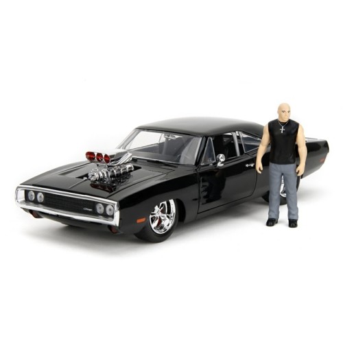 JAD35907 - 1/24 FAST AND FURIOUS DOM'S DODGE CHARGER R/T WITH DOM FIGURE