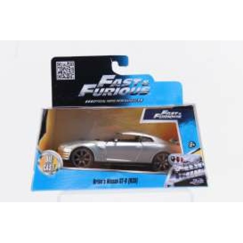 JAD97383 - 1/32 2009 NISSAN SKYLINE GT-R R35 FAST AND FURIOUS SILVER