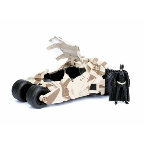 JAD98543 - 1/24 THE DARK KNIGHT BATMOBILE WITH BATMAN FIGURE CAMOUFLAGE DC COMICS