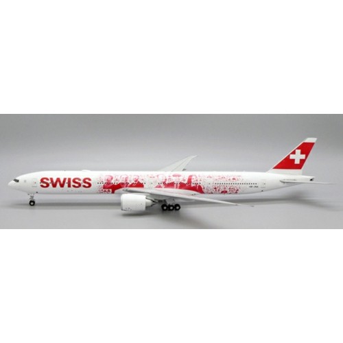 JC20038 - 1/200 SWISS BOEING 777-300ER FACES OF SWISS REG: HB-JNA WITH STAND