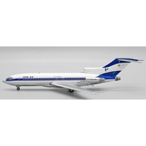 JC20160 - 1/200 IRAN AIR BOEING 727-100 POLISHED REG: EP-IRD WITH STAND