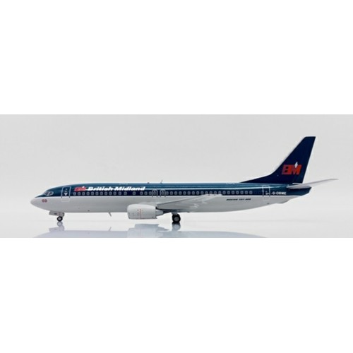 JC20260 - 1/200 BRITISH MIDLAND AIRWAYS BOEING 737-400 REG: G-OBME WITH STAND