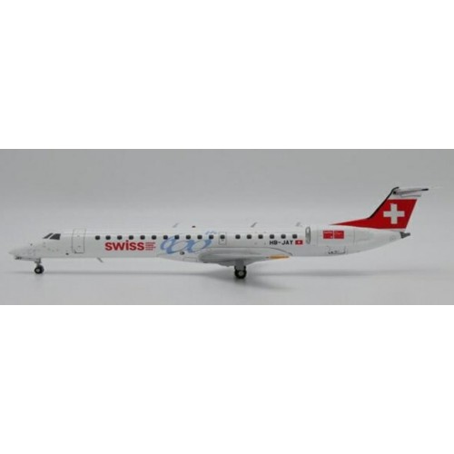 JC20442 - 1/200 SWISS EMBRAER ERJ-145 600TH REG: HB-JAY WITH STAND