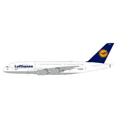 JC20451 - 1/200 LUFTHANSA AIRBUS A380 OC REG: D-AIMH WITH STAND