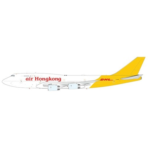 JC2714 - 1/200 AIR HONGKONG BOEING 747-400(BCF) REG: B-HOU WITH STAND