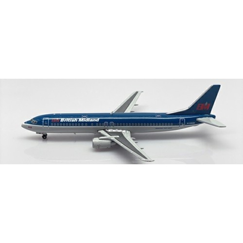 JC40059 - 1/400 BRITISH MIDLAND AIRWAYS BOEING 737-400 REG: G-OBME WITH ANTENNA