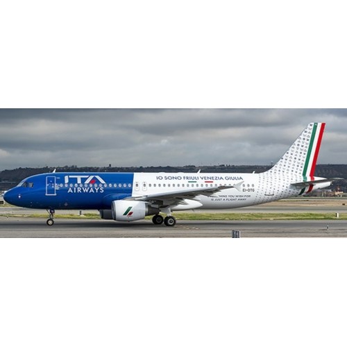 JC40138 - 1/400 ITA AIRWAYS AIRBUS A320 FVG REGION LIVERY REG: EI-DTG WITH ANTENNA