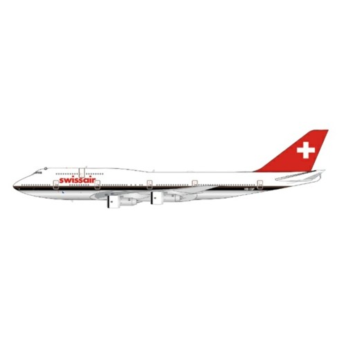 JC40281 - 1/400 SWISSAIR BOEING 747-300 POLISHED REG: HB-IGF WITH ANTENNA