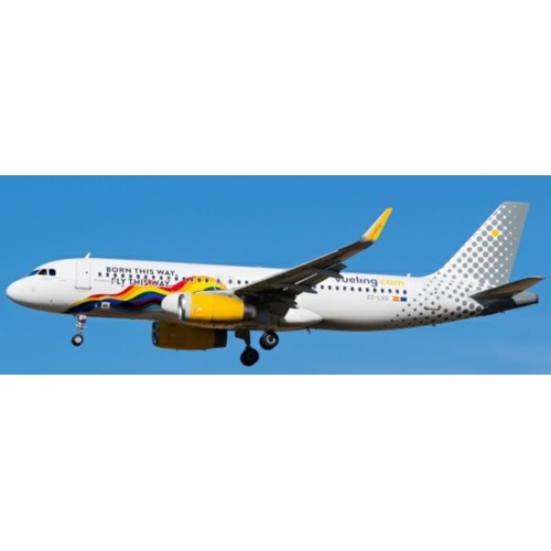 JC40291 - 1/400 VUELING AIRBUS A320 BORN THIS WAY, FLY THIS WAY REG: EC-LVS WITH ANTENNA