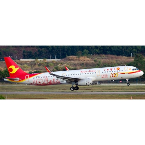 JC4985 - 1/400 TIANJIN AIRLINES AIRBUS A321-200 REG: B-302X WITH ANTENNA