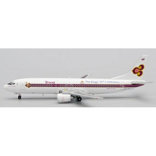 JC4987 - 1/400 THAI AIRWAYS BOEING 737-400 THE KINGS 72ND CELEBRATION REG: HS-TDJ WITH ANTENNA