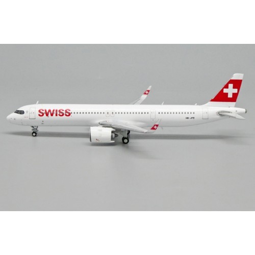 JCEW421N008 - 1/400 SWISS AIRBUS A321NEO REG: HB-JPB WITH ANTENNA