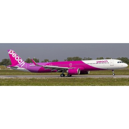 JCEW421N014 - 1/400 PEACH AIRBUS A321NEO REG: JA901P WITH ANTENNA