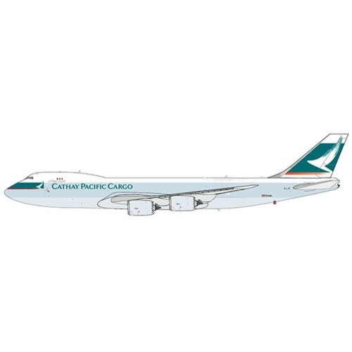 JCEW4748010 - 1/400 CATHAY PACIFIC CARGO BOEING 747-8F REG: B-LJF WITH ANTENNA INTERACTIVE SERIES