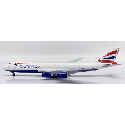 JCEW4748015 - 1/400 BRITISH AIRWAYS WORLD CARGO BOEING 747-8F REG: G-GSSF WITH ANTENNA