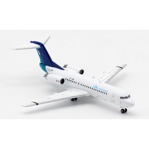 JCEW4F70003 - 1/400 KLM FOKKER 70 (SILKAIR HYBRID LIVERY) REG: PH-KZM WITH ANTENNA