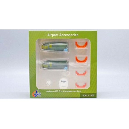 JCGSESETC - 1/200 AIRPORT ACCESSORIES - AIRBUS A320 FRONT FUSELAGE SECTIONS SET