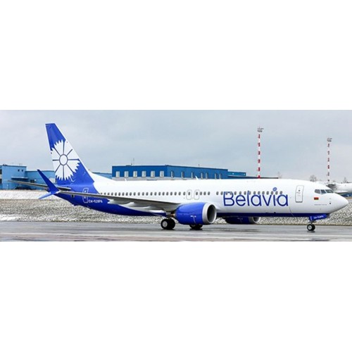 JCLH2306 - 1/200 BELAVIA BELARUSIAN AIRLINES BOEING 737-8 MAX REG: EW-528PA WITH STAND