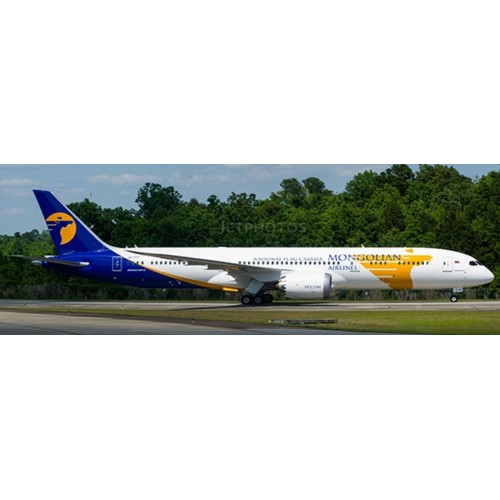 JCLH4297A - 1/400 MIAT MONGOLIAN AIRLINES BOEING 787-9 DREAMLINER FLAP DOWN REG: JU-1789 WITH ANTENNA