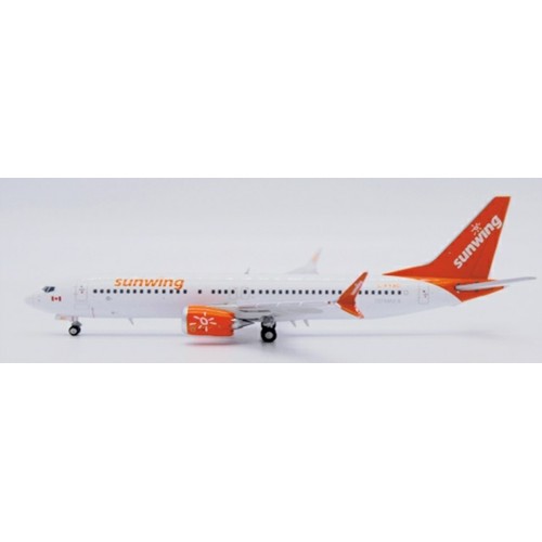 JCLH4313 - 1/400 SUNWING AIRLINES BOEING 737 MAX 8 REG: C-FYXC WITH ANTENNA