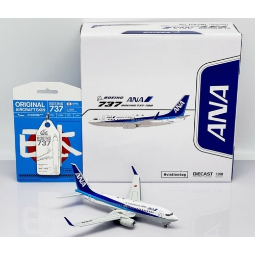 JCSA2023 - 1/200 ALL NIPPON AIRWAYS BOEING 737-700 REG: JA02AN WITH STAND PLUS LIMITED EDITION AVIATIONTAG