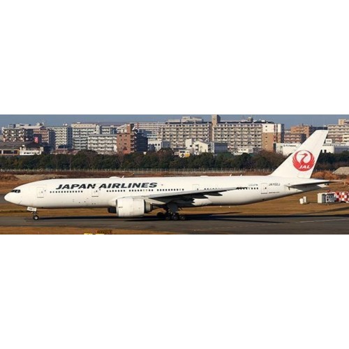 JCSA2043 - 1/200 JAPAN AIRLINES BOEING 777-200ER REG: JA702J WITH STAND